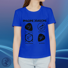  Imagine Dragons - Autogram női póló ajándéktárgy
