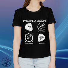 Imagine Dragons - Autogram női póló ajándéktárgy