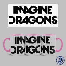 Imagine Dragons logó bögre (Rózsaszín) ajándéktárgy