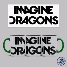 Imagine Dragons logó bögre (Zöld) ajándéktárgy