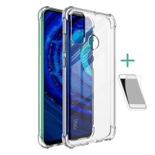 IMAK Huawei P Smart (2020), Szilikon tok, közepesen ütésálló, légpárnás sarok, IMAK, átlátszó tok és táska