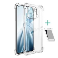 IMAK szilikon telefonvédő (ütésállóság, légpárnás sarok + képernyővédő fólia) ÁTLÁTSZÓ (GP-107174) tok és táska