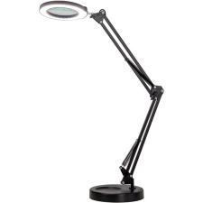 Immax LED ZOOM dimmelhető asztali lámpa nagyítóval, 12 W/5 V, fekete világítás