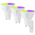 Immax NEO LITE 3x okos LED izzó GU10 4,8W RGB+CCT készlet, szabályozható, WiFi, Beacon