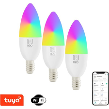 Immax NEO LITE E14 6W RGB+CCT, színes és fehér, WiFi, 3 db izzó