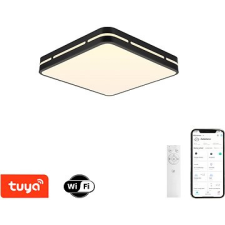 Immax NEO LITE PERFECTO Smart mennyezeti lámpa négyzet 30cm, 24W feketeTuya Wi-Fi világítás