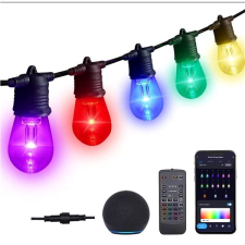 Immax NEO LITE Smart kültéri dekoratív fénylánc 15m, Tuya WiFi, IP65 karácsonyfa izzósor