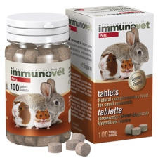 Immunovet Tabletta Kisemlősöknek 100db vitamin, táplálékkiegészítő rágcsálóknak