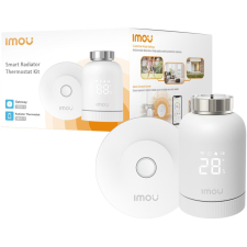 IMOU Okos Radiátor Termosztát TRV1 szett Bázis Állomással KIT-TRV1-EU-2 biztonságtechnikai eszköz