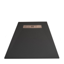  Imp  Prémium Antracit   100 X 170 Kompozit zuhanytálca Kompozit zuhanytálca kád, zuhanykabin