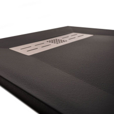  Imp  Prémium Antracit   90 X 130 Kompozit zuhanytálca Kompozit zuhanytálca kád, zuhanykabin