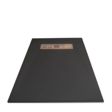  Imp  Prémium Antracit   90 X 160 Kompozit zuhanytálca Kompozit zuhanytálca kád, zuhanykabin