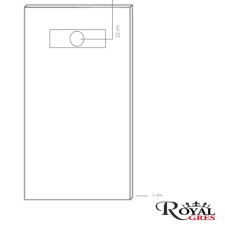  Imp  Prémium Antracit   90 X 90 Kompozit zuhanytálca Kompozit zuhanytálca kád, zuhanykabin
