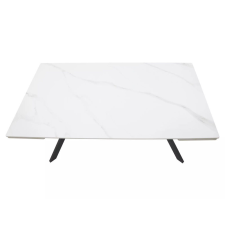  Imperia 160 Kihúzható Kerámia Étkezőasztal Matt Fehér/Fekete bútor