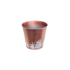 Impex KASPÓ BÁDOG KEREK ROSEGOLD 140-B-22-23 D18/13XH16,5CM 1DB