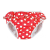 ImseVimse Vimse úszópelenka, fodros - Red Dots
