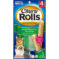  INABA Cat Churu Rolls - tonhal 4 x 10 g jutalomfalat macskáknak