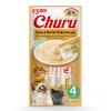 Inaba Cat Ciao Churu krémes macskaeledel - tonhal & bonitó pehely 4 x 14 g