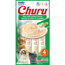  INABA Churu Püré - tonhal csirkével 4 x 14 g jutalomfalat macskáknak