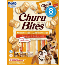  INABA Dog Churu Bites - csirke 8 x 12 g jutalomfalat kutyáknak