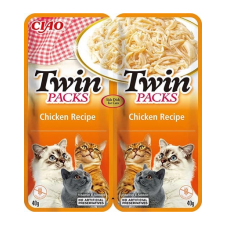 Inaba Twin Csirke húslevesben macskáknak 2x40 g macskaeledel
