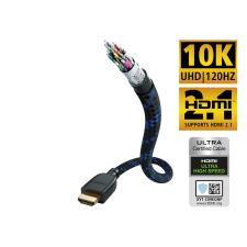 Inakustik 00423550 Premium II HDMI 2.1 - HDMI 2.1 Kábel (5m) kábel és adapter