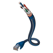 Inakustik 00480301 hálózati kábel Kék, Ezüst 1 M Cat6 SF/UTP (S-FTP) kábel és adapter
