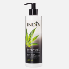 India India testápoló balzsam kendermagolajjal 400 ml testápoló