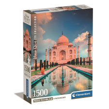  India Taj Mahal 1500 db-os Compact puzzle Clementoni puzzle, kirakós