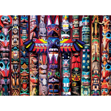Indián totemek puzzle 1000 darabos puzzle, kirakós