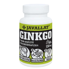 Indikáció Kft. JAVALLAT Ginkgo kapszula 60 db vitamin és táplálékkiegészítő