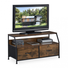 Indusztriális TV-asztal sötétbarna-fekete 48,5x93x41,5 cm 10038548 bútor