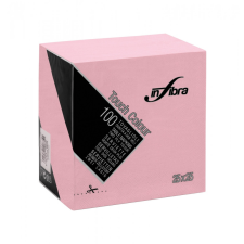 Infibra Szalvéta 25x25cm pink 2réteg 100lap/csg 30csg/karton 40kart/rl asztalterítő és szalvéta