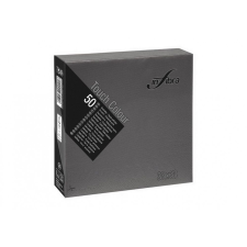 Infibra Szalvéta 33x33cm fekete 2 réteg 50 lap/csomag 24 csomag/karton higiéniai papíráru