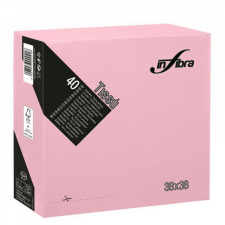 Infibra Szalvéta 38x38cm Pink 2 réteg 40 lap/csomag asztalterítő és szalvéta