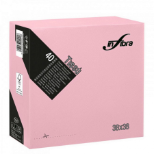 Infibra Szalvéta 38x38cm Pink 2 réteg 40 lap/csomag papírárú, csomagoló és tárolóeszköz