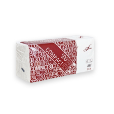 Infibra Szalvéta Compact 1réteg fehér 30x30cm 500l/csg 14csg/karton 28/raklap asztalterítő és szalvéta