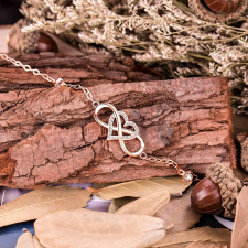 Infinity Heart karkötő, ezüst - ezüst karkötő