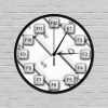  Informatikus falióra /fehér/