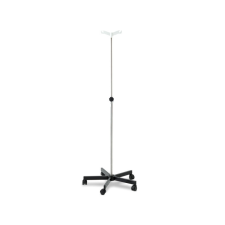  Infúziós állvány epoxi festett 2 kampós - dobozban gyógyászati segédeszköz