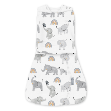 Ingenuity SwaddleMe TOG 1 2in1 pólya és hálózsák 3-18 hónap, Happy Elephant hálózsák, pizsama