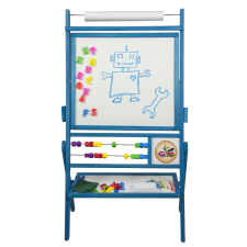 Inlea4Fun Forgatható mágnes- és rajztábla Inlea4Fun BIG BLUE TPB kreatív és készségfejlesztő