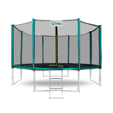  INLEA PREMIUM Jump Trambulin külső védőhálóval 366 cm - sötétzöld trambulin szett