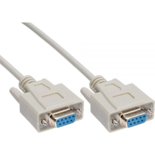 Inline 12222 soros kábel Bézs 2 M DB9 (12222) kábel és adapter