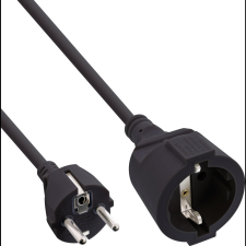 Inline 16410D tápkábel Fekete 15 M F típusú hálózati csatlakozó (16410D) kábel és adapter