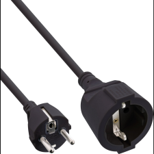 Inline 16410F elektromos elosztó 20 M 1 AC kimenet(ek) Beltéri Fekete (16410F) kábel és adapter