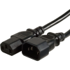 Inline 16635 tápkábel Fekete 5 M (16635)
