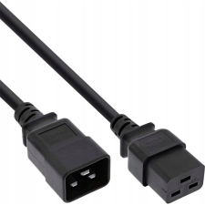 Inline 16641H tápkábel Fekete 10 M C19 csatlakozó C20 csatlakozó (16641H) kábel és adapter