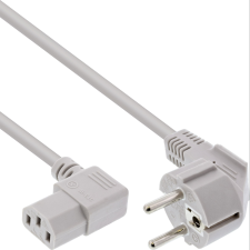 Inline 16651L tápkábel Szürke 0,5 M CEE7/7 C13 csatlakozó (16651L) kábel és adapter