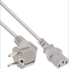 Inline 16651T tápkábel Szürke 1 M CEE7/7 C13 csatlakozó (16651T) kábel és adapter